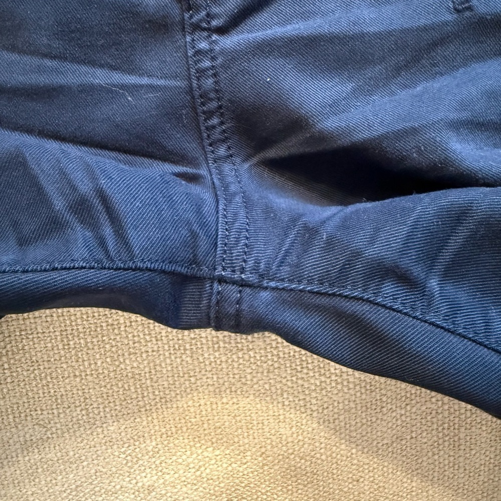 PAIGE women’s Drew Ankle Slim Straight Chino pants Navy size 29 - Picture 6 of 8